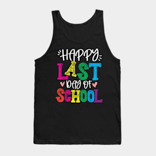 Summer Vacation Teacher  Last Day Of School Student Tank Top